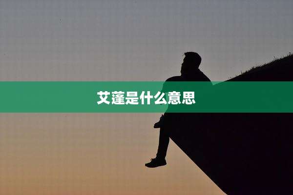 艾蓬是什么意思