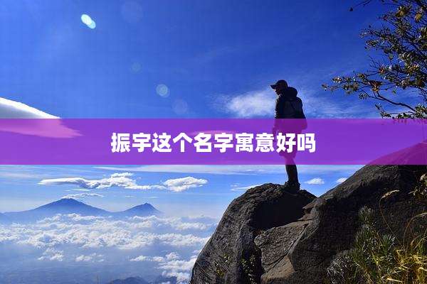 振宇这个名字寓意好吗