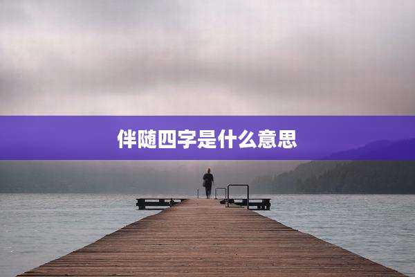 伴随四字是什么意思