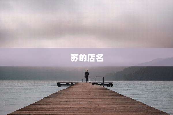 苏的店名