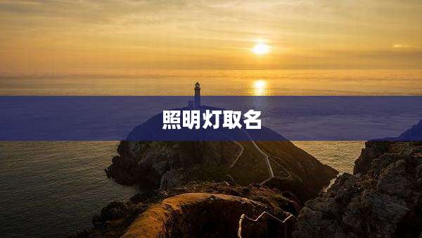 照明灯取名