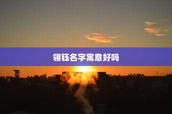 翎钰名字寓意好吗