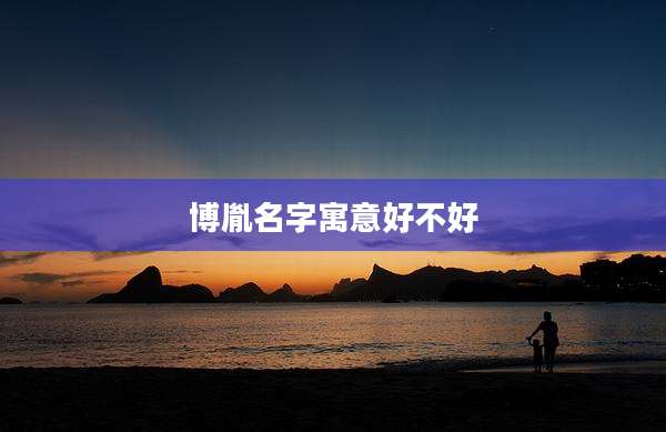 博胤名字寓意好不好
