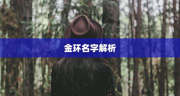 金环名字解析