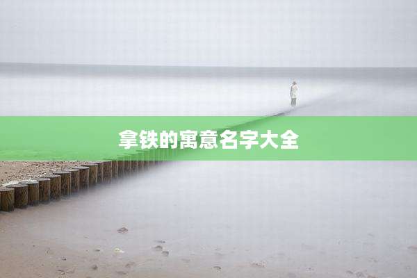 拿铁的寓意名字大全