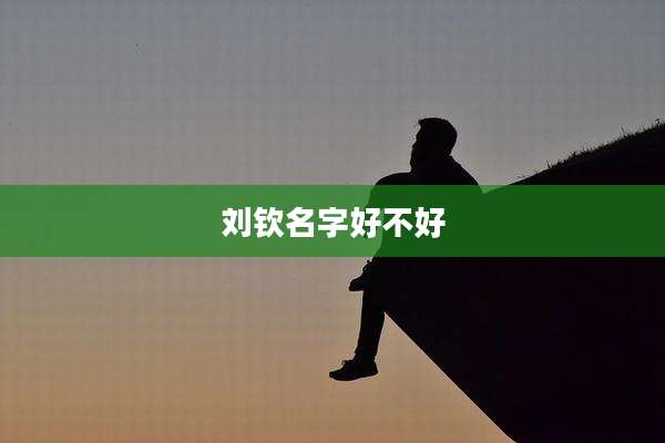 刘钦名字好不好