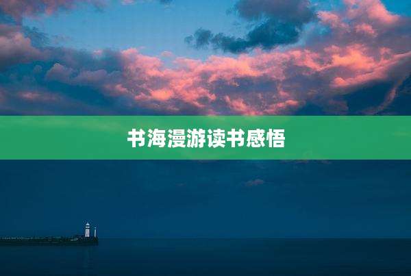 书海漫游读书感悟