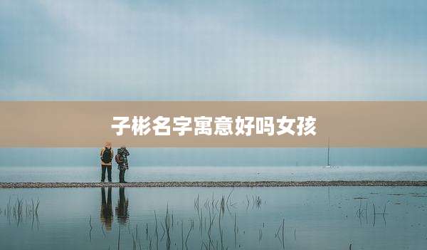 子彬名字寓意好吗女孩
