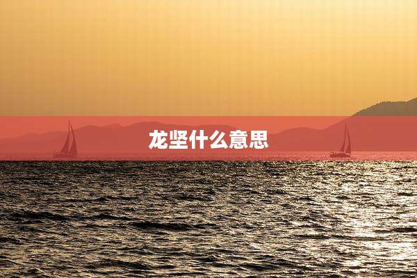 龙坚什么意思