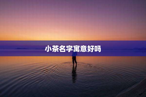 小茶名字寓意好吗