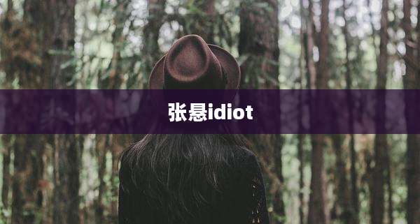 张悬idiot