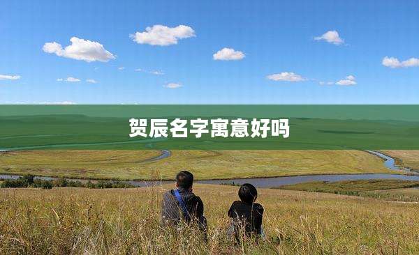 贺辰名字寓意好吗