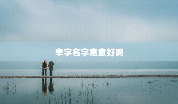 丰字名字寓意好吗