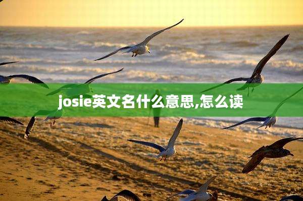 josie英文名什么意思,怎么读