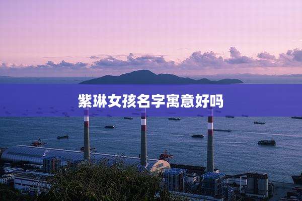 紫琳女孩名字寓意好吗