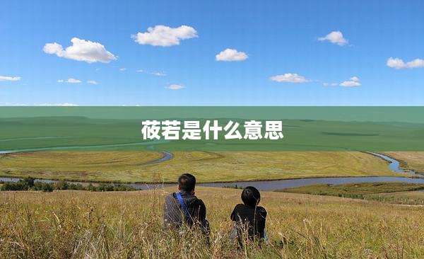 莜若是什么意思