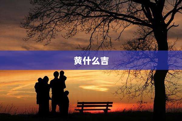 黄什么吉