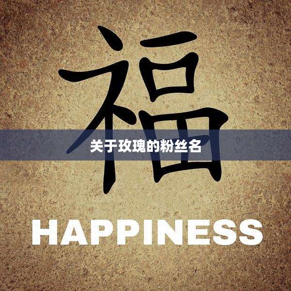 关于玫瑰的粉丝名