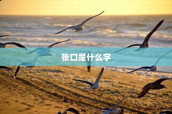 张口是什么字