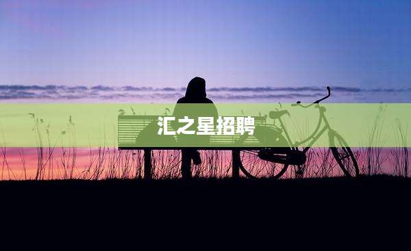 汇之星招聘