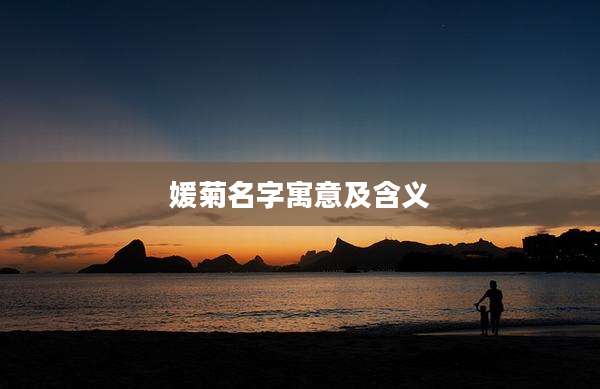 媛菊名字寓意及含义