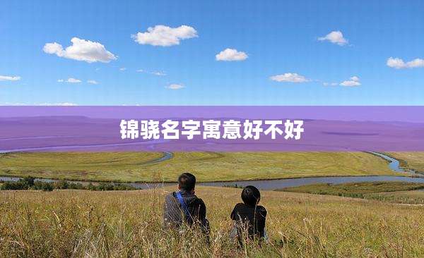 锦骁名字寓意好不好