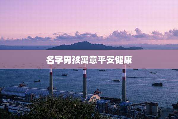 名字男孩寓意平安健康