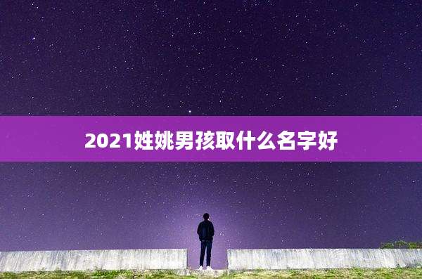 2021姓姚男孩取什么名字好