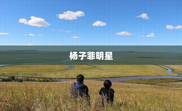 杨子菲明星