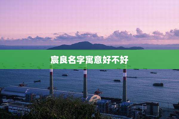 宸良名字寓意好不好