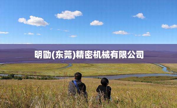 明勖(东莞)精密机械有限公司