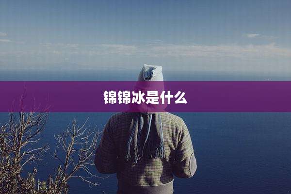 锦锦冰是什么