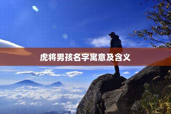 虎将男孩名字寓意及含义