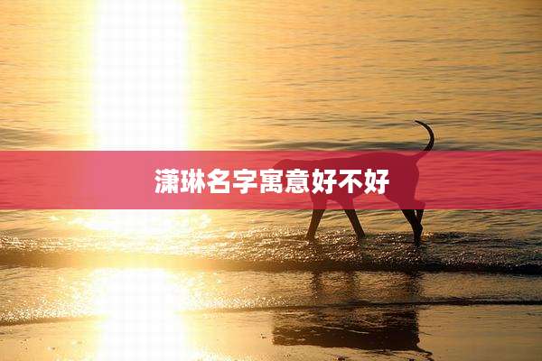 潇琳名字寓意好不好