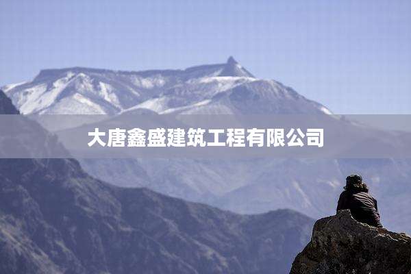 大唐鑫盛建筑工程有限公司