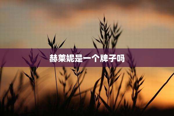 赫莱妮是一个牌子吗