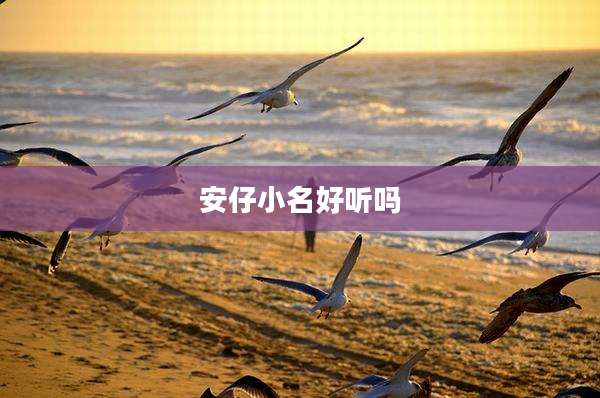 安仔小名好听吗