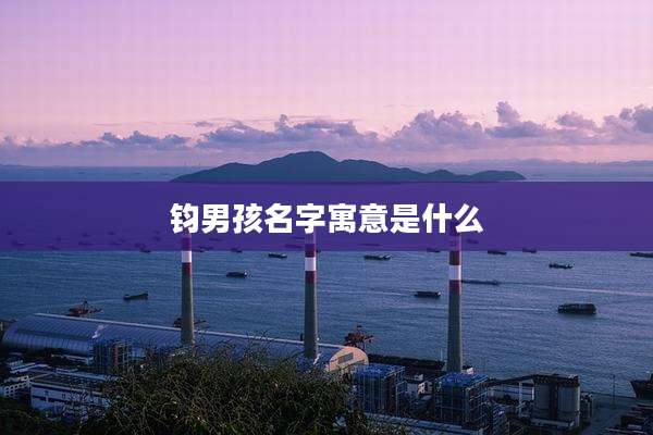 钧男孩名字寓意是什么