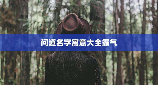 问道名字寓意大全霸气
