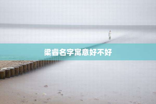 梁睿名字寓意好不好