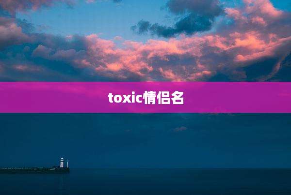toxic情侣名