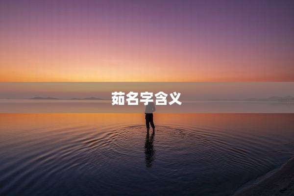 茹名字含义