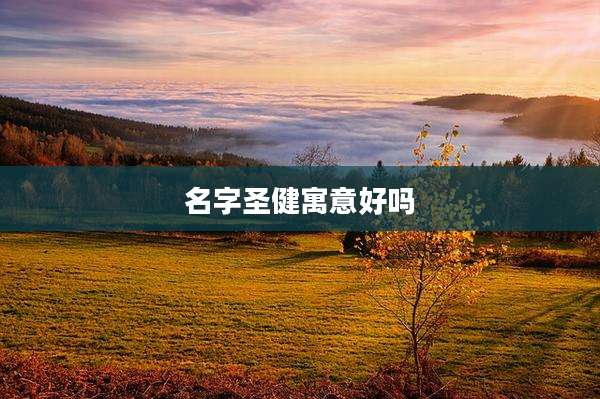 名字圣健寓意好吗