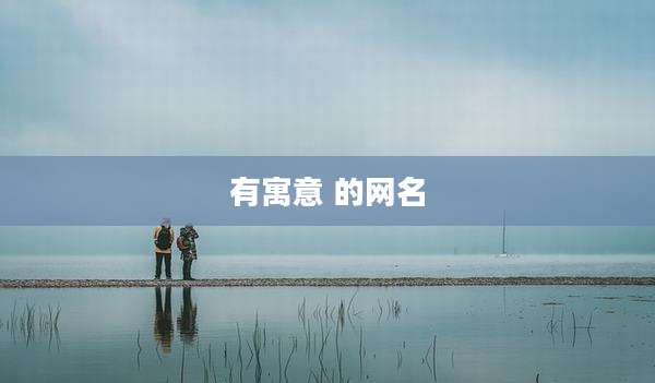 有寓意 的网名