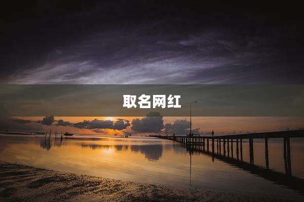 取名网红
