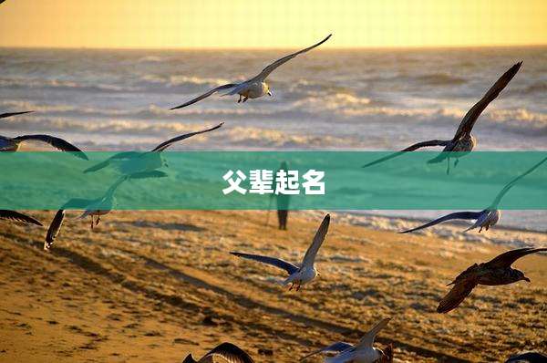 父辈起名
