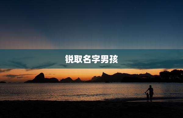 锐取名字男孩