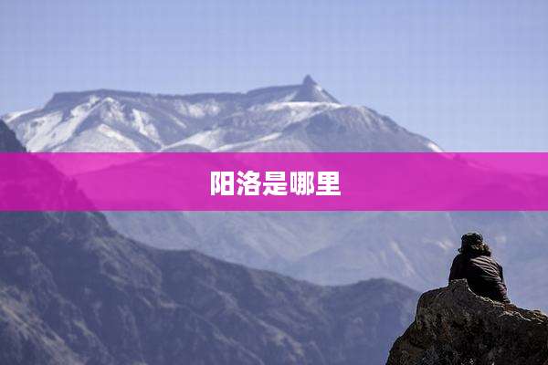阳洛是哪里
