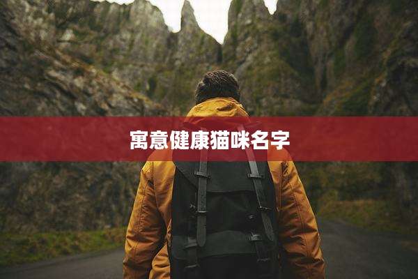 寓意健康猫咪名字