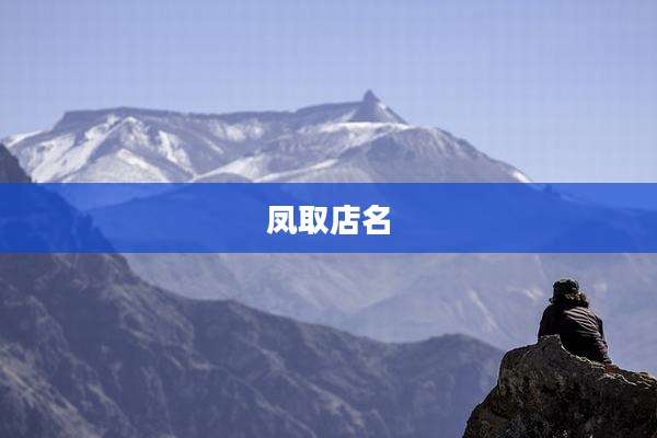 凤取店名